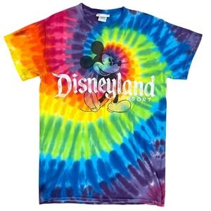 Vintage Disney Mickey Mouse Tie-Dye T-Shirt Women's Small